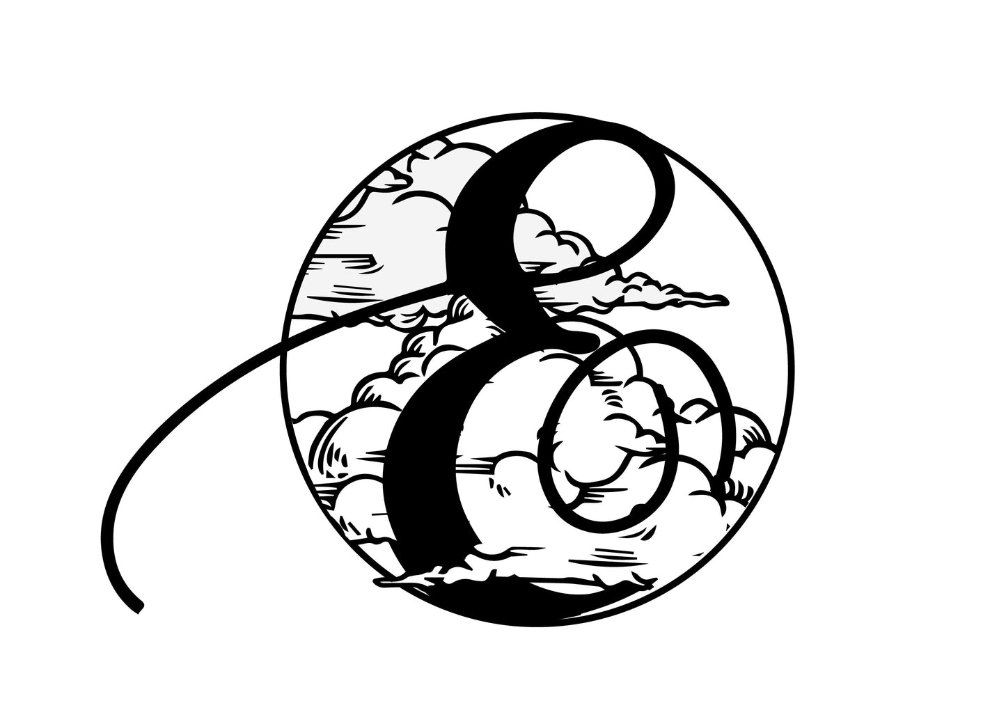 Erratic Clouds - Sticker